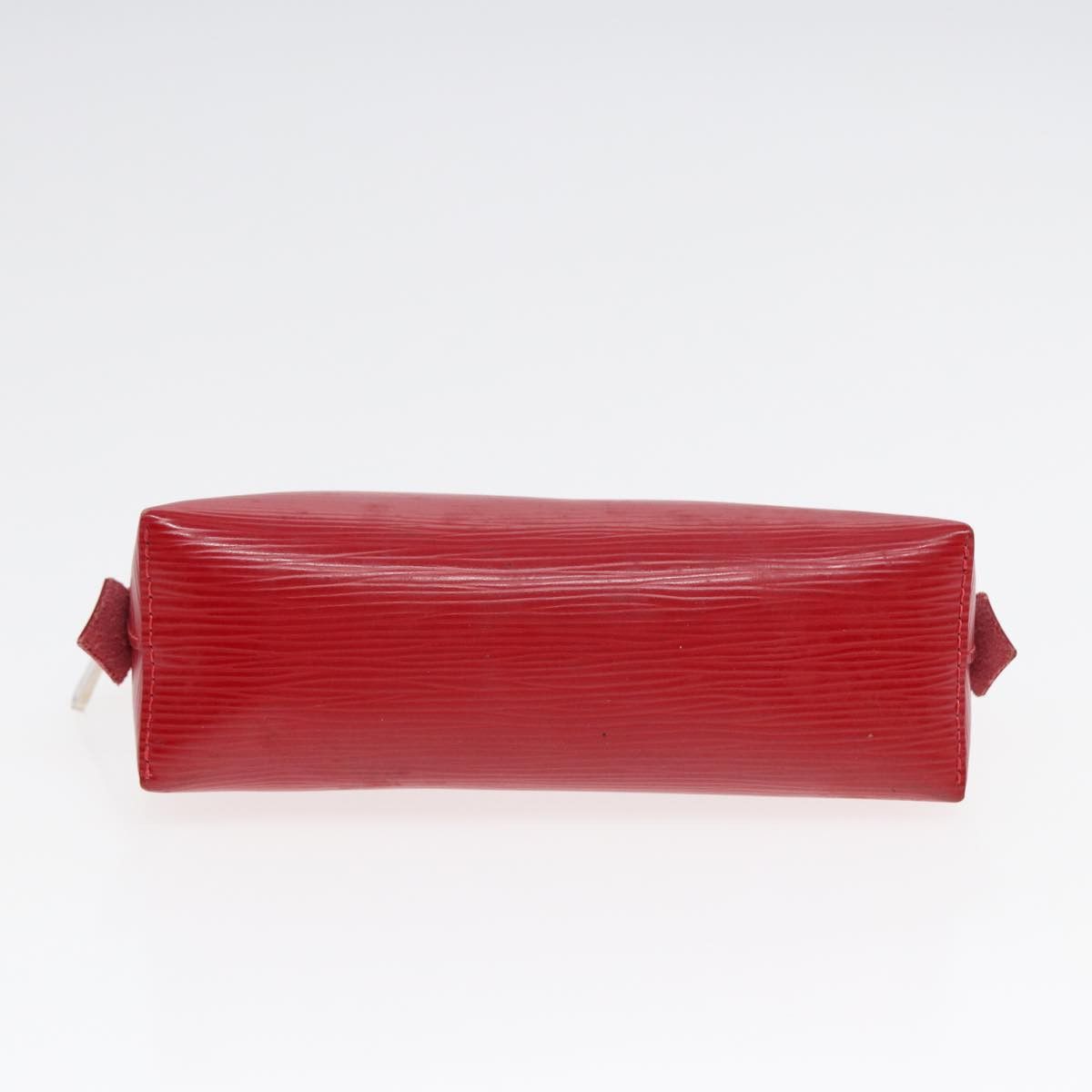 Louis Vuitton Cosmetic Pouch Red Leather Clutch Bag (Pre-Owned) Size ONE SIZE - 3 Thumbnail