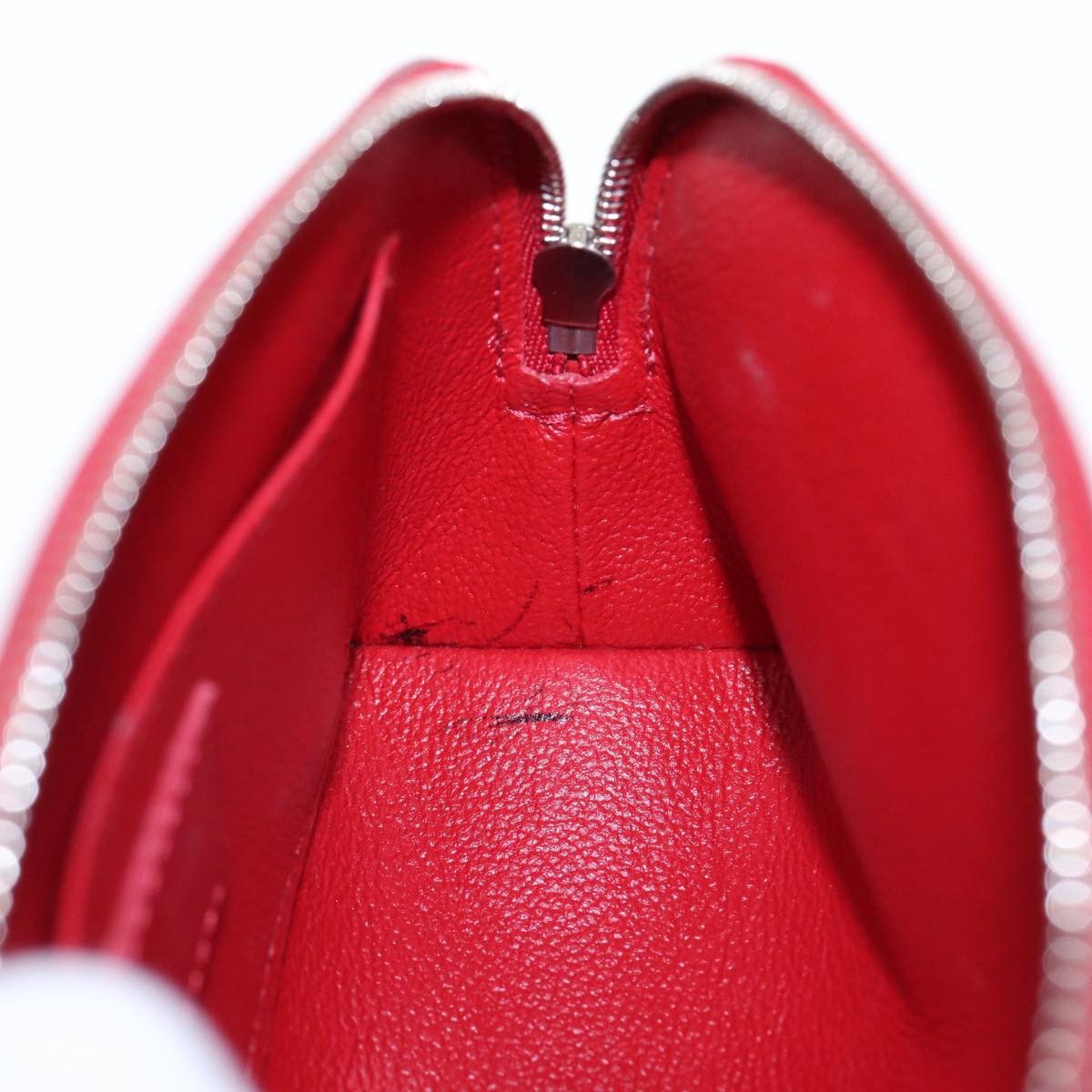 Louis Vuitton Cosmetic Pouch Red Leather Clutch Bag (Pre-Owned) Size ONE SIZE - 16 Thumbnail
