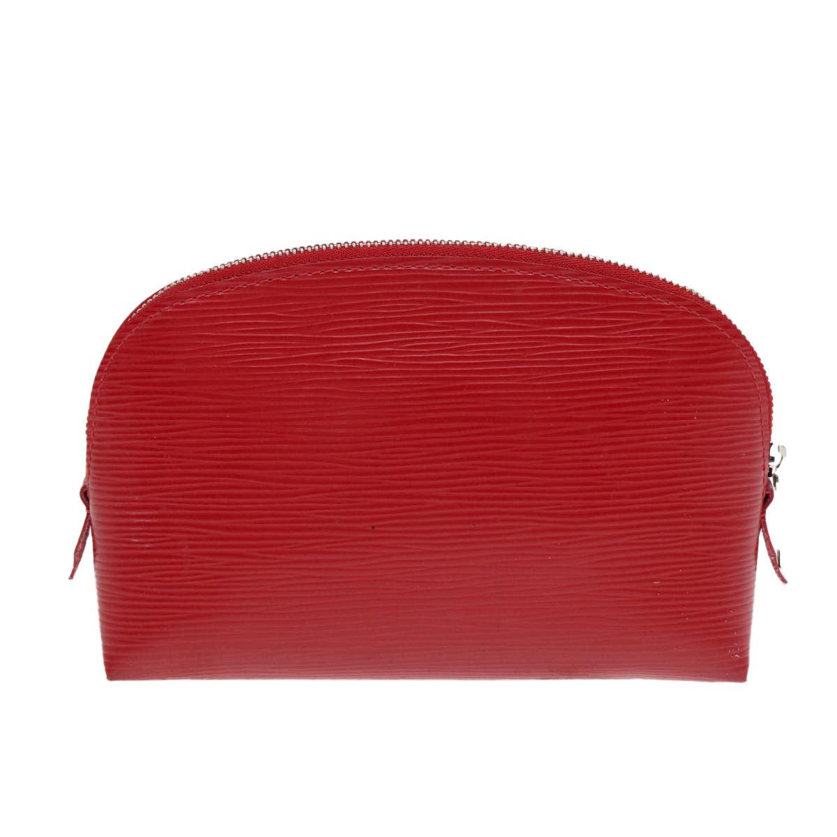 Louis Vuitton Cosmetic Pouch Red Leather Clutch Bag (Pre-Owned) Size ONE SIZE - 2 Thumbnail