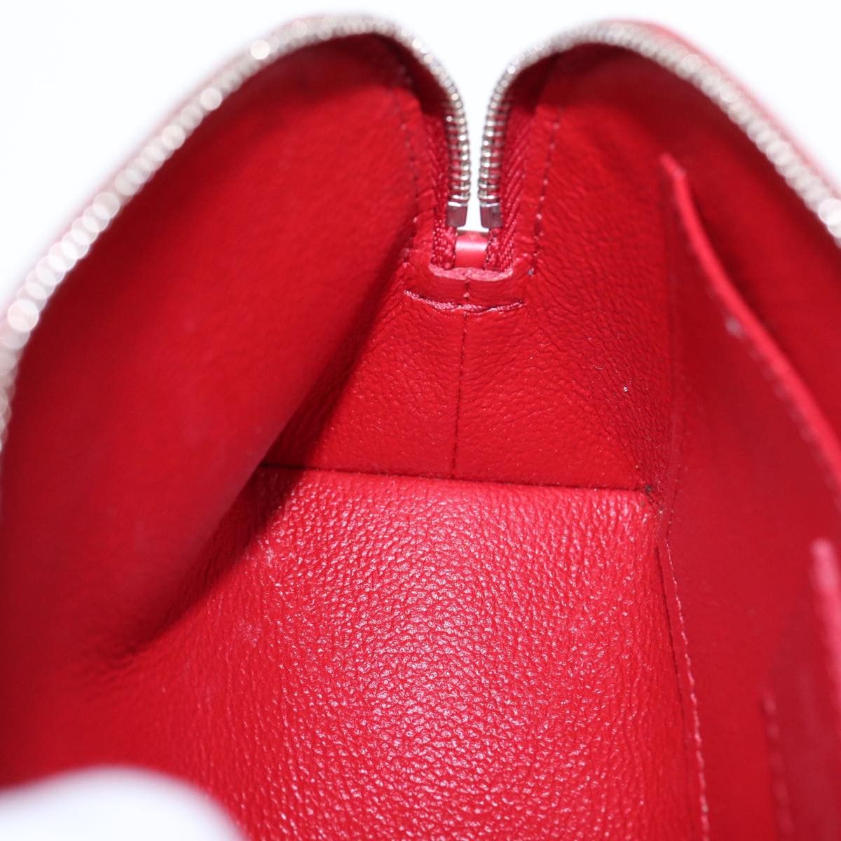 Louis Vuitton Cosmetic Pouch Red Leather Clutch Bag (Pre-Owned) Size ONE SIZE - 5 Thumbnail