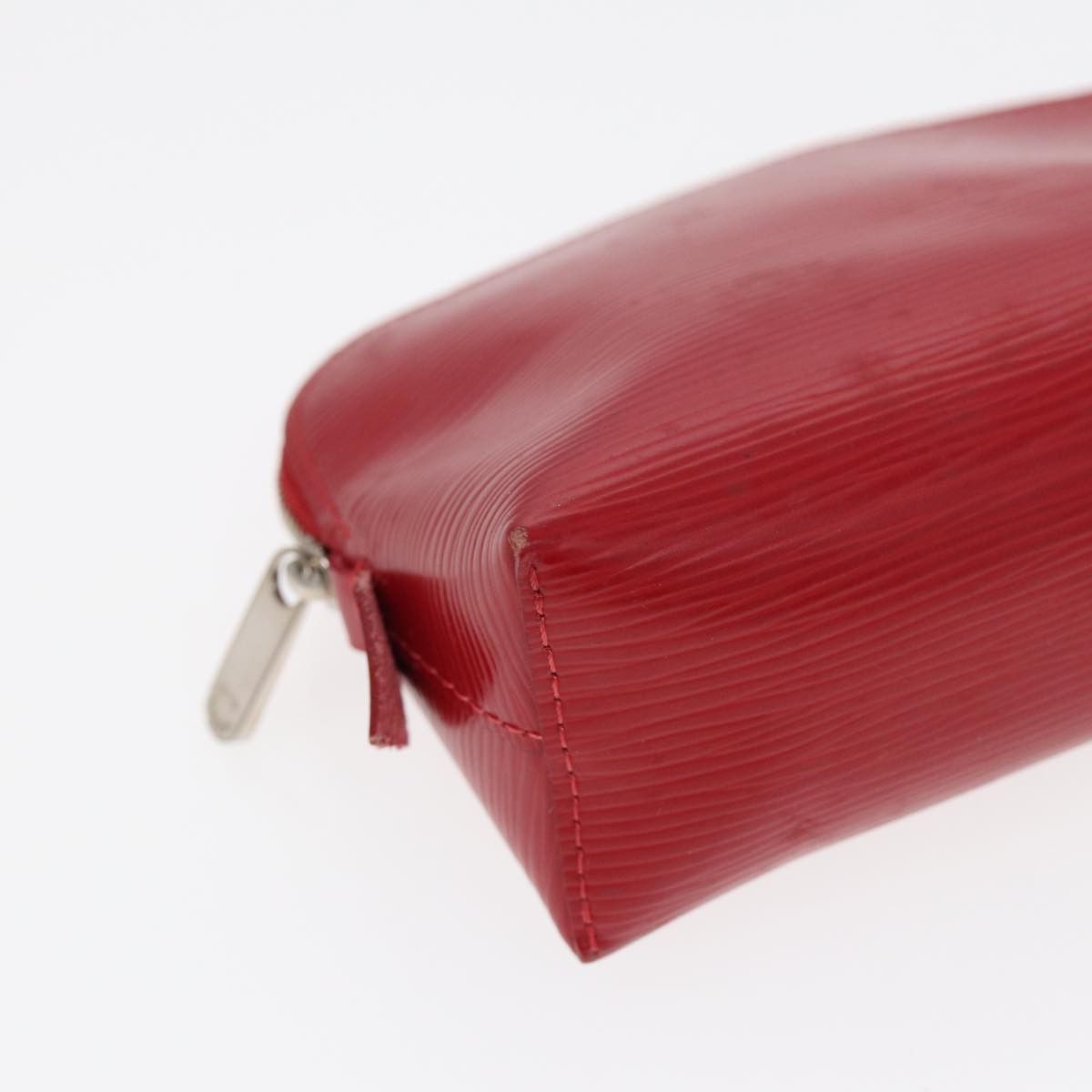 Louis Vuitton Cosmetic Pouch Red Leather Clutch Bag (Pre-Owned) Size ONE SIZE - 11 Thumbnail