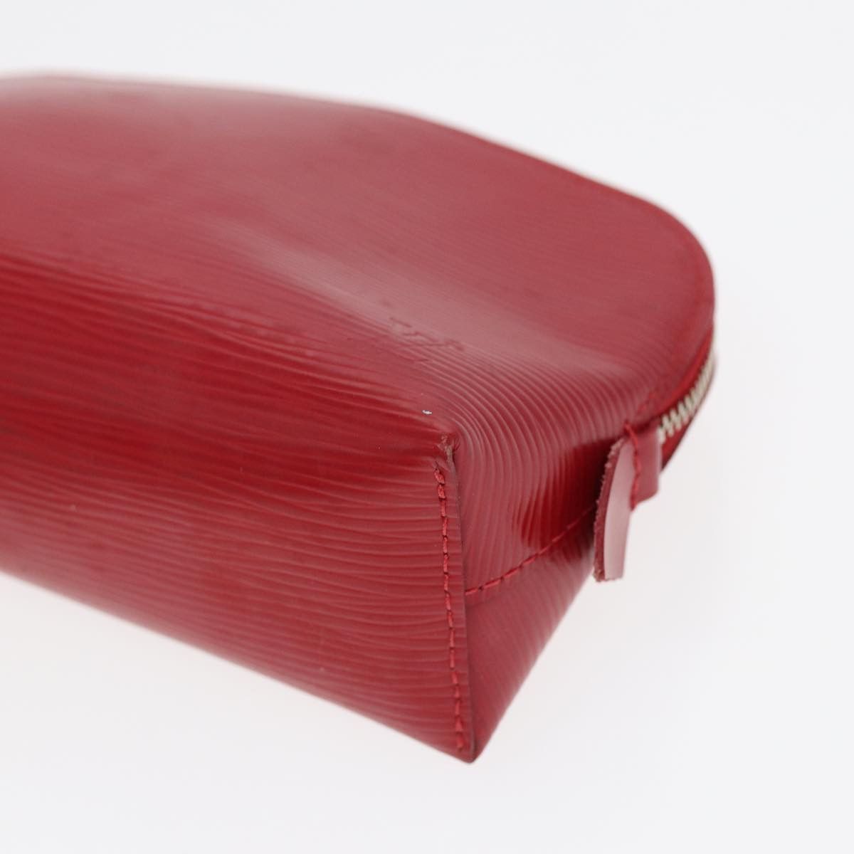 Louis Vuitton Cosmetic Pouch Red Leather Clutch Bag (Pre-Owned) Size ONE SIZE - 10 Thumbnail