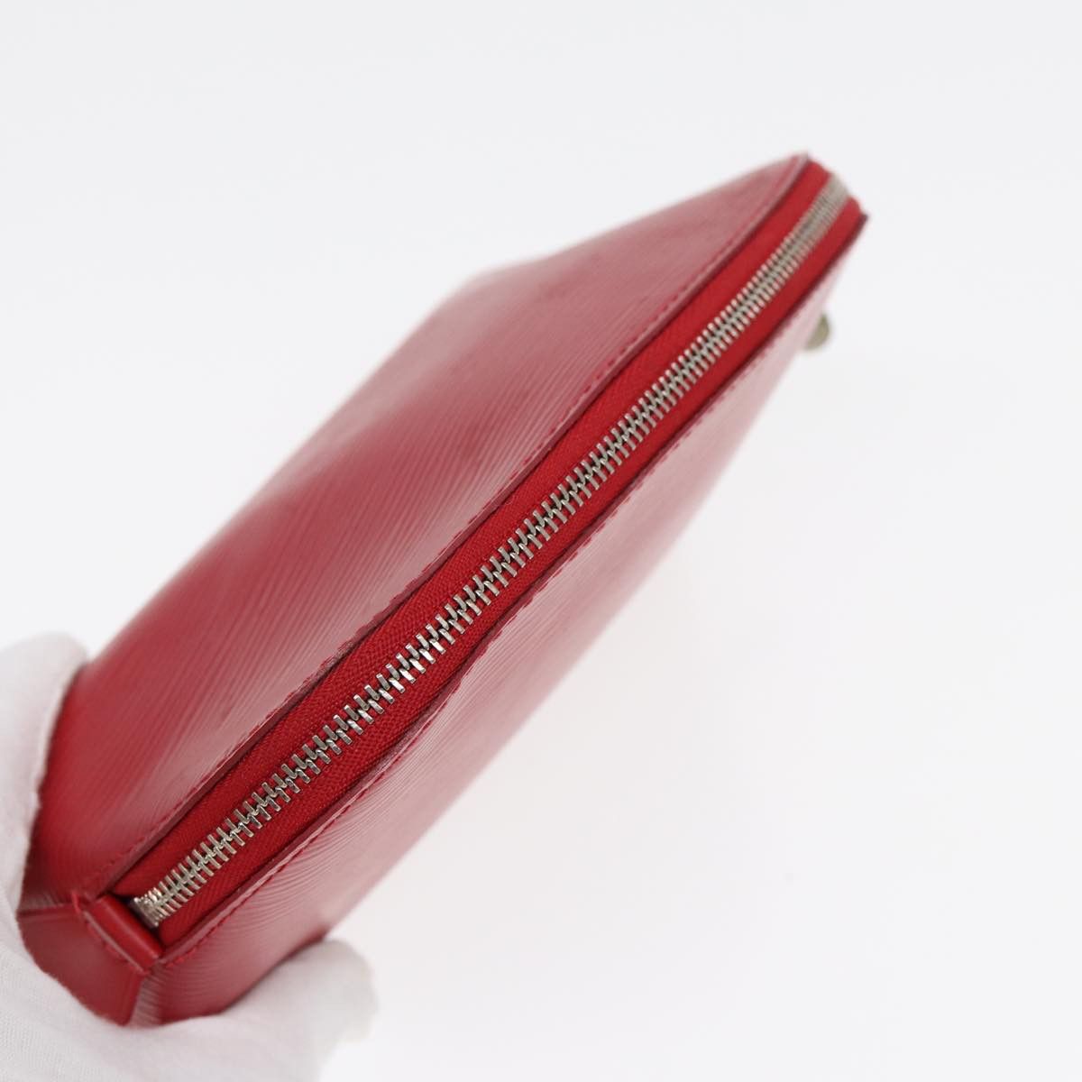 Louis Vuitton Cosmetic Pouch Red Leather Clutch Bag (Pre-Owned) Size ONE SIZE - 4 Thumbnail