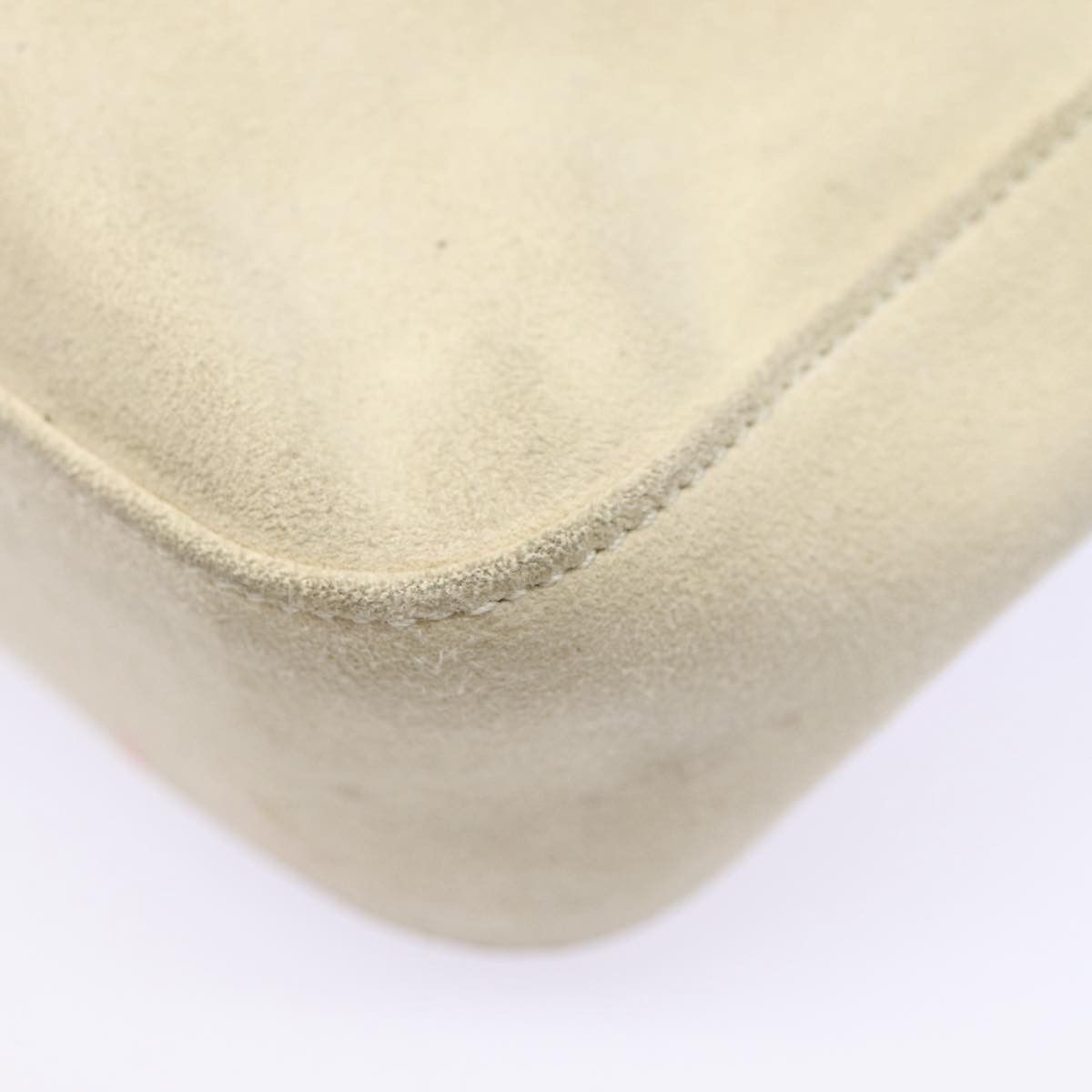 Prada Beige Suede Shoulder Bag (Pre-Owned) Size ONE SIZE - 10 Thumbnail