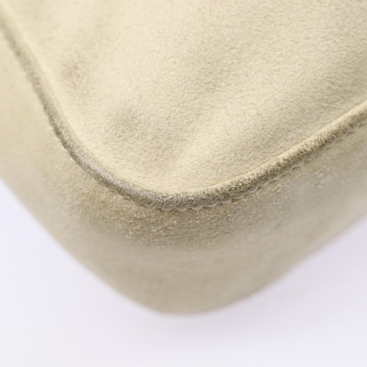 Prada Beige Suede Shoulder Bag (Pre-Owned) Size ONE SIZE - 14 Thumbnail