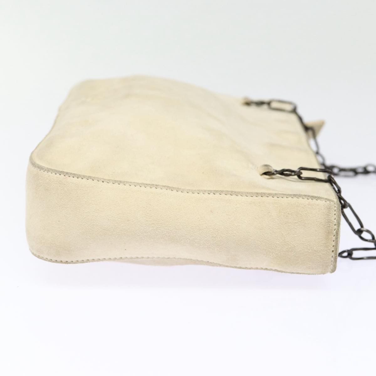 Prada Beige Suede Shoulder Bag (Pre-Owned) Size ONE SIZE - 16 Thumbnail