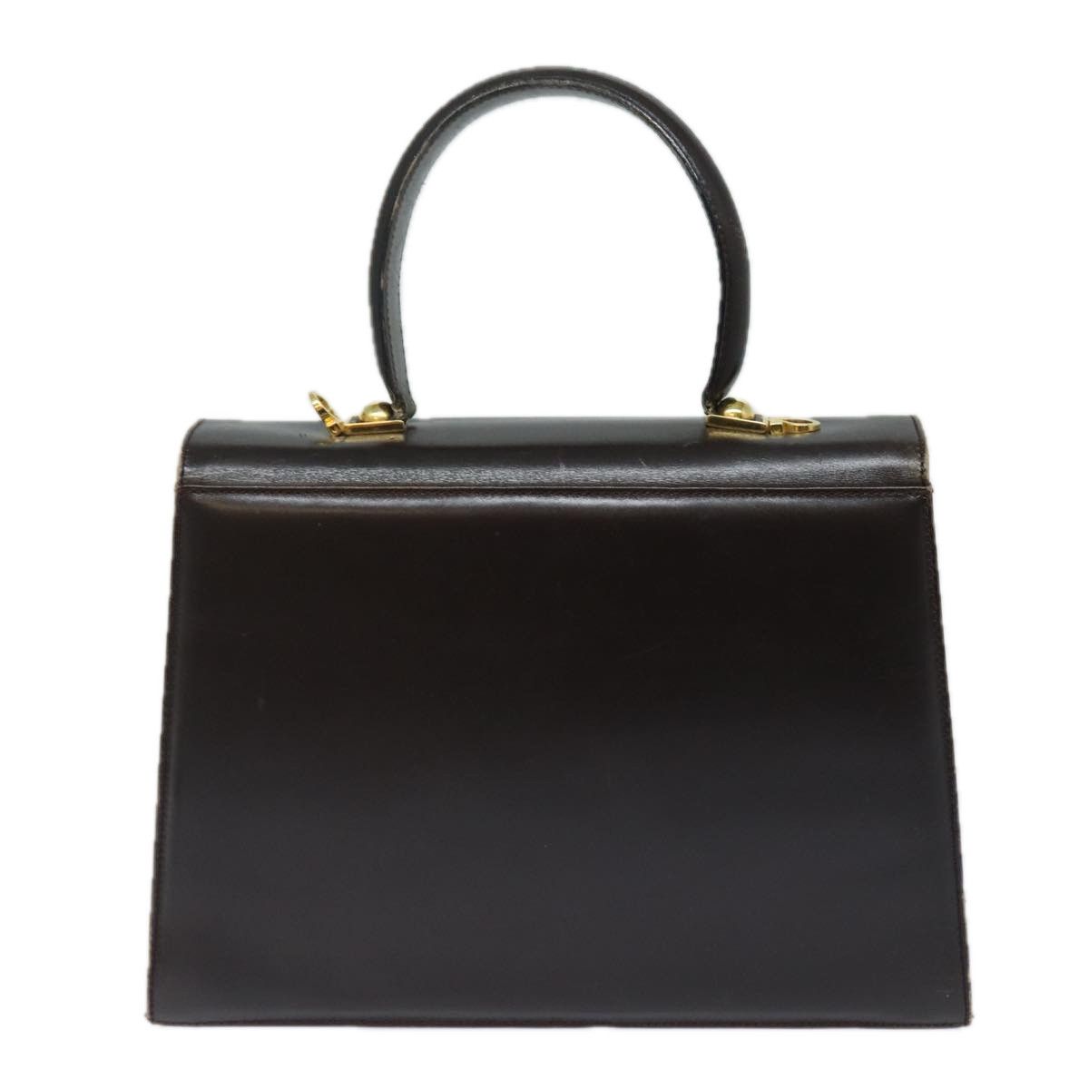 Salvatore Ferragamo Gancini Brown Leather Handbag (Pre-Owned) Size ONE SIZE - 2 Thumbnail