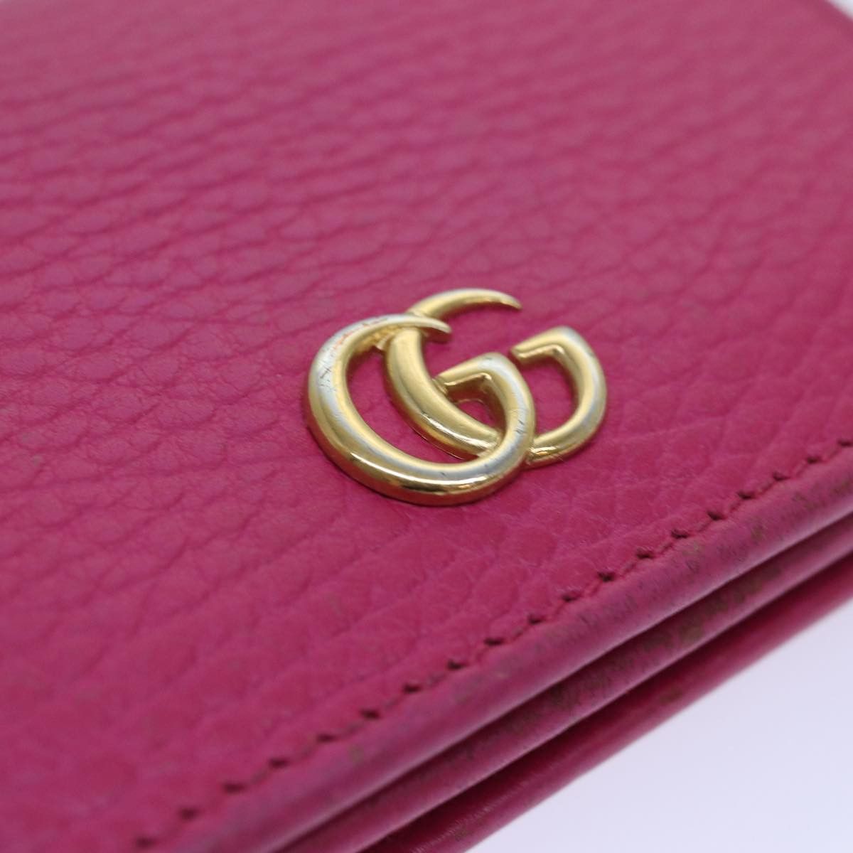 Gucci Gg Marmont Pink Leather Wallet (Pre-Owned) Size ONE SIZE - 15 Thumbnail