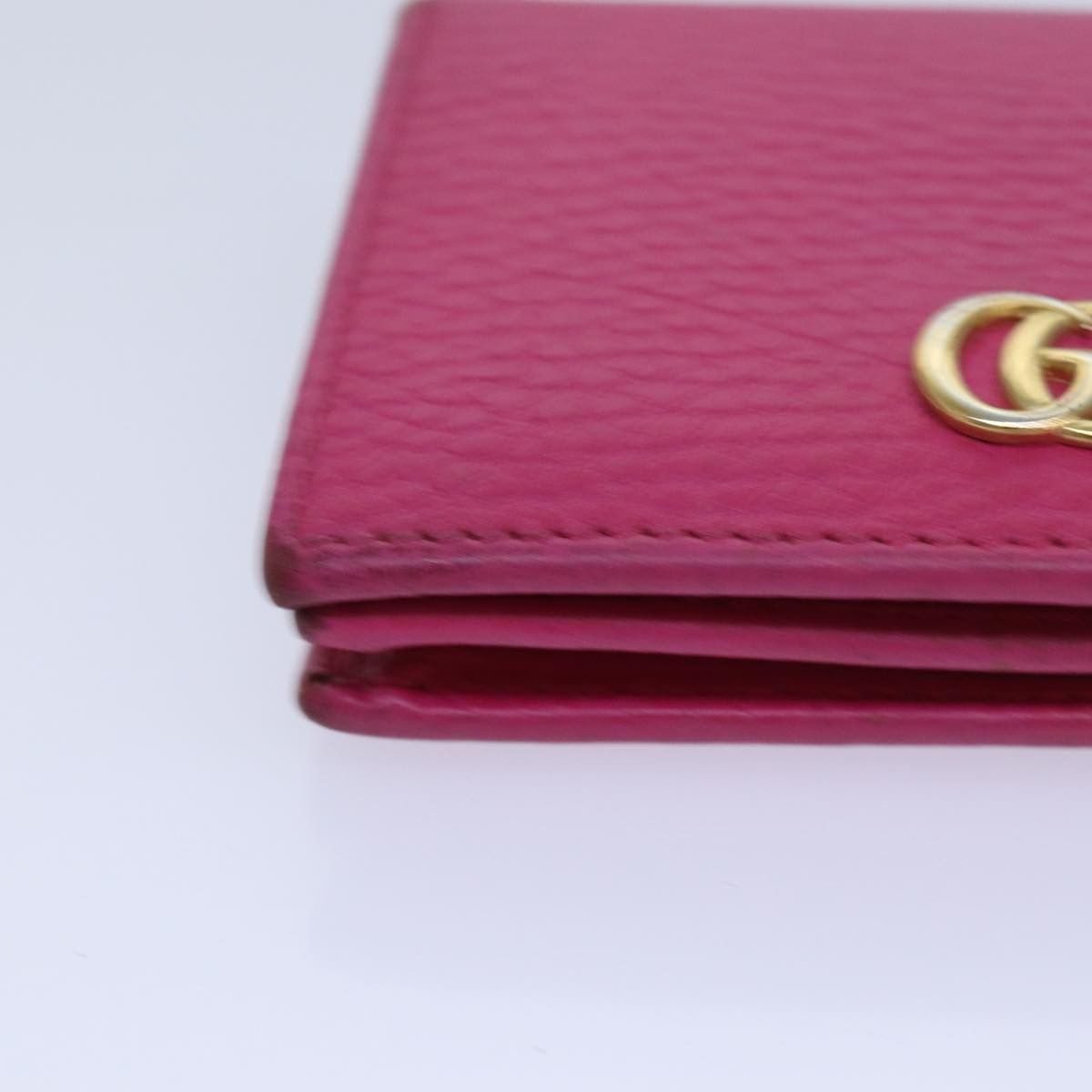 Gucci Gg Marmont Pink Leather Wallet (Pre-Owned) Size ONE SIZE - 11 Thumbnail
