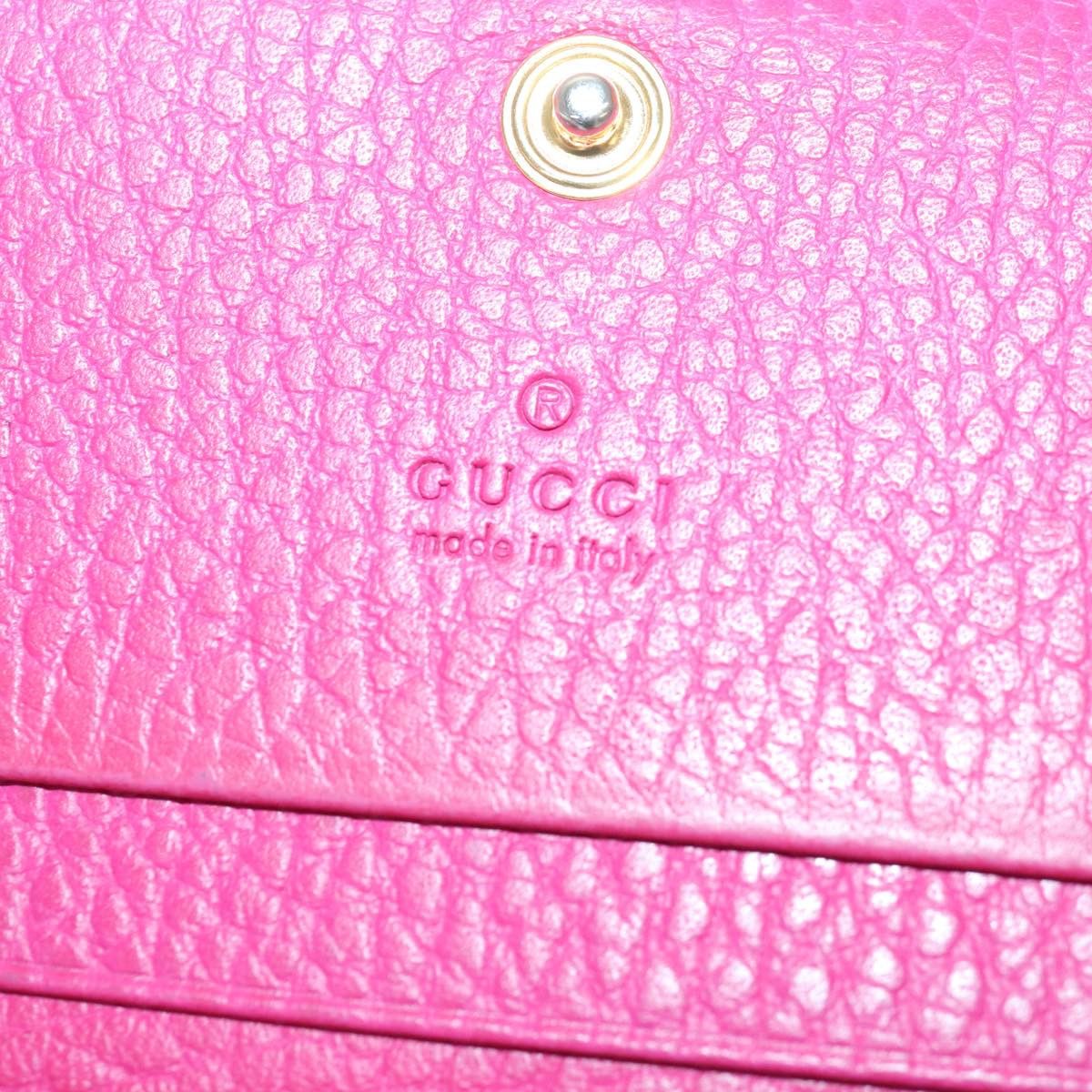 Gucci Gg Marmont Pink Leather Wallet (Pre-Owned) Size ONE SIZE - 7 Thumbnail