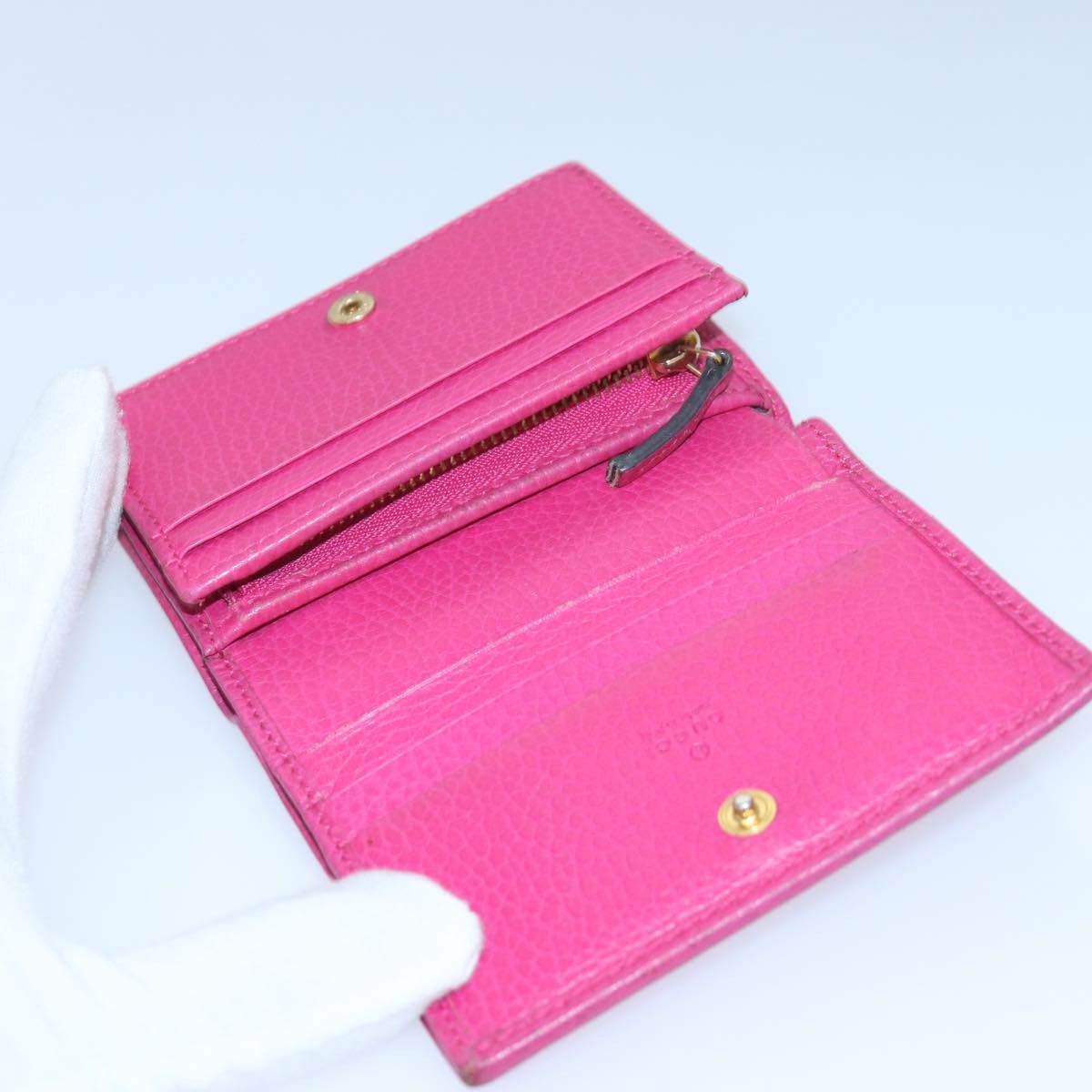 Gucci Gg Marmont Pink Leather Wallet (Pre-Owned) Size ONE SIZE - 5 Thumbnail