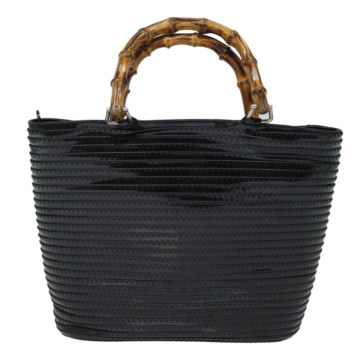 Gucci Bamboo Black Leather Handbag (Pre-Owned) Size ONE SIZE - 2 Thumbnail
