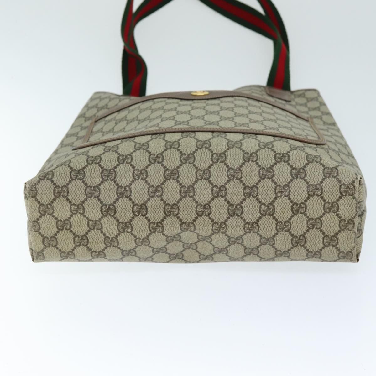 Gucci Sherry Beige Canvas Tote Bag (Pre-Owned) Size ONE SIZE - 3 Thumbnail