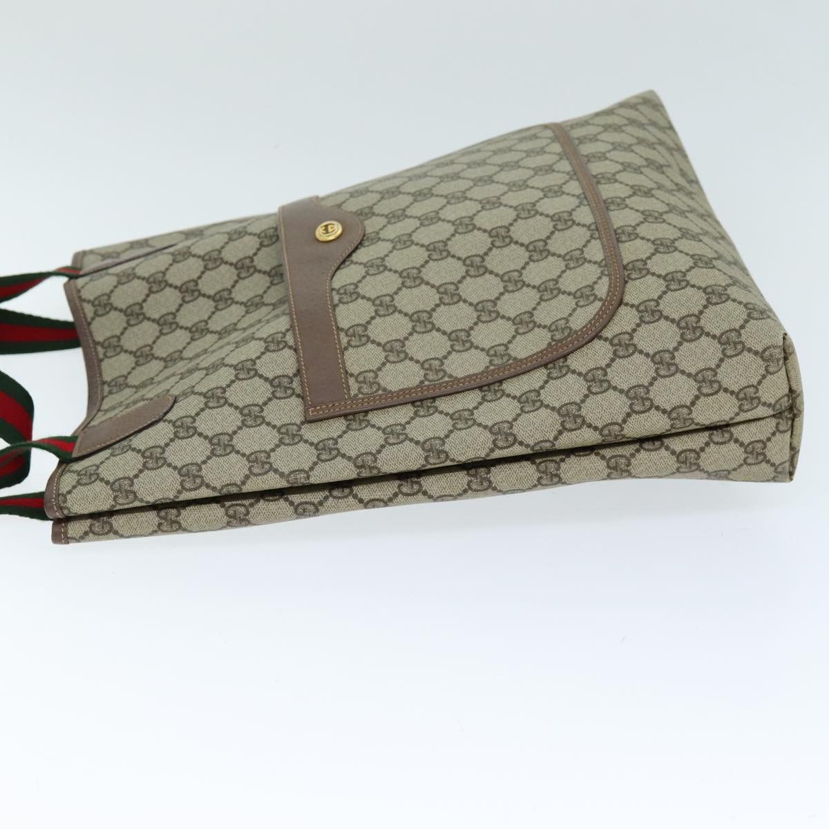 Gucci Sherry Beige Canvas Tote Bag (Pre-Owned) Size ONE SIZE - 9 Thumbnail
