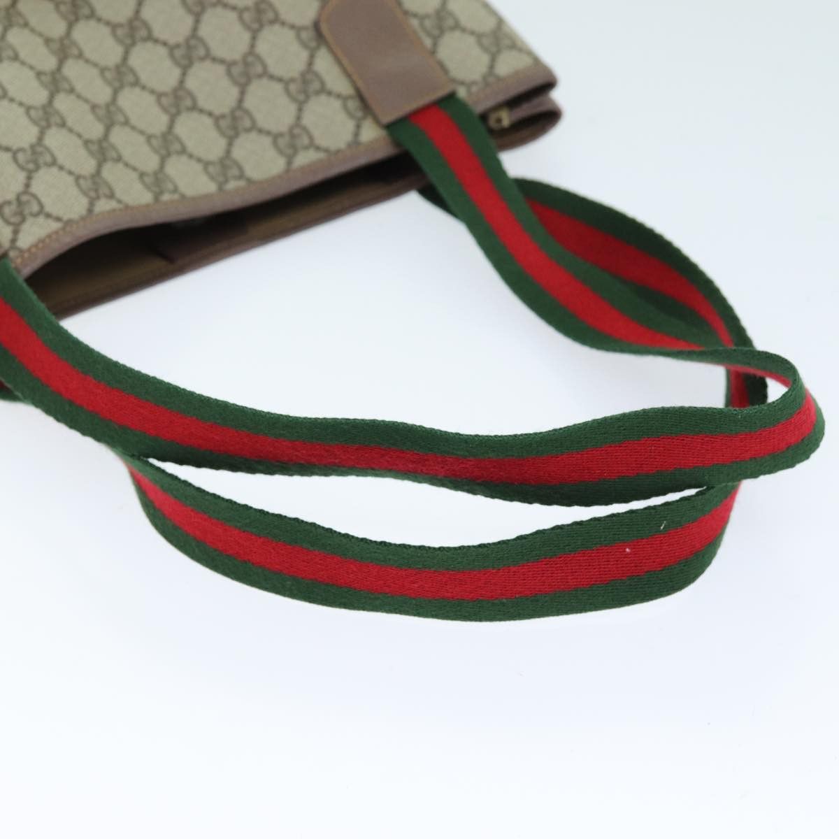 Gucci Sherry Beige Canvas Tote Bag (Pre-Owned) Size ONE SIZE - 10 Thumbnail
