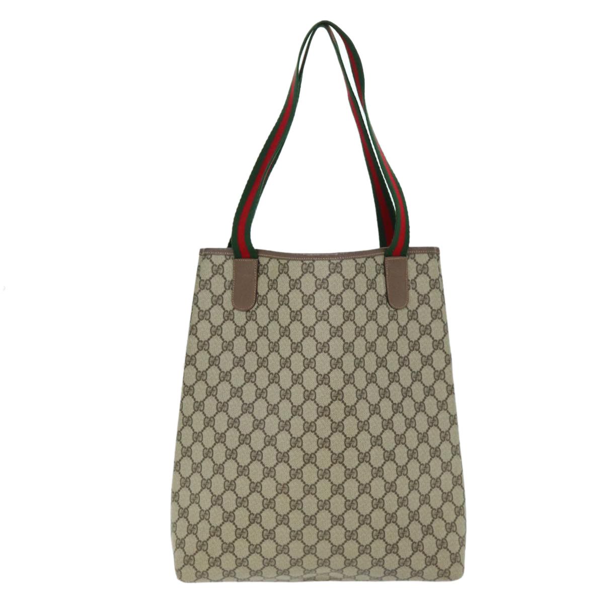 Gucci Sherry Beige Canvas Tote Bag (Pre-Owned) Size ONE SIZE - 2 Thumbnail