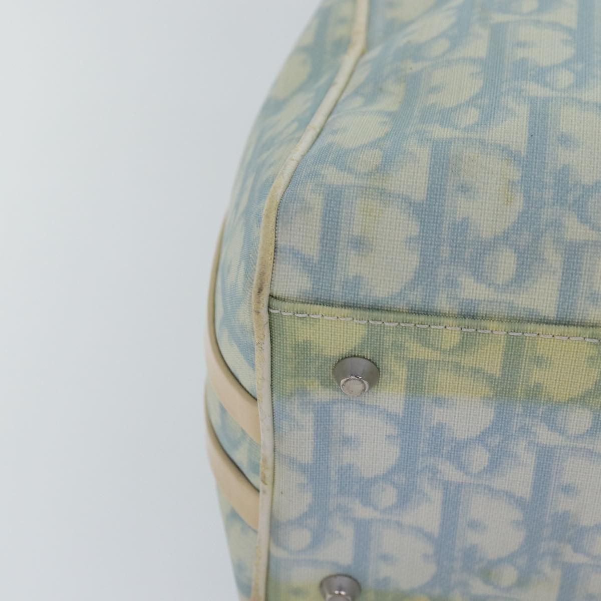 Dior Trotter Blue Canvas Handbag (Pre-Owned) Size ONE SIZE - 18 Thumbnail