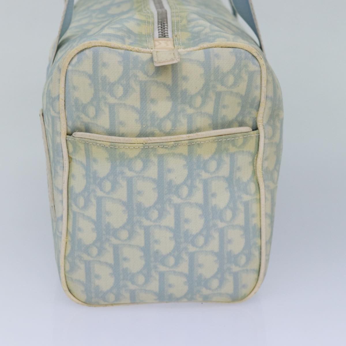 Dior Trotter Blue Canvas Handbag (Pre-Owned) Size ONE SIZE - 15 Thumbnail