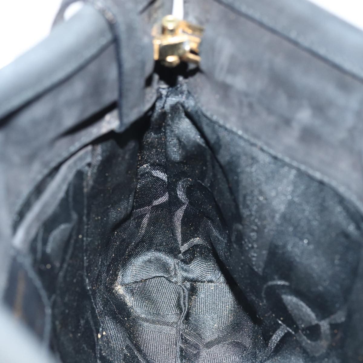 Salvatore Ferragamo Black Suede Shoulder Bag (Pre-Owned) Size ONE SIZE - 20 Thumbnail