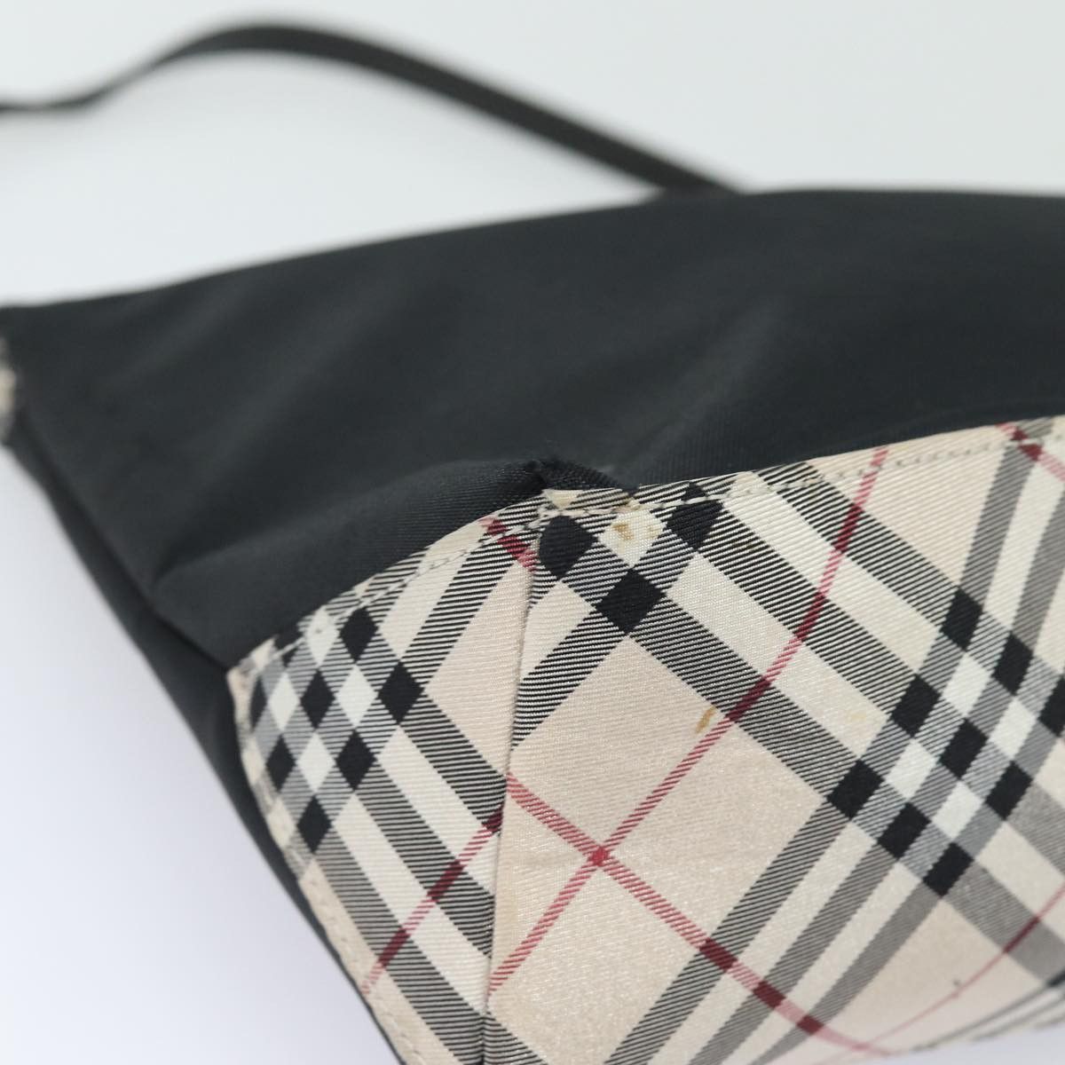 Burberry Nova Check Black Synthetic Handbag (Pre-Owned) Size ONE SIZE - 8 Thumbnail