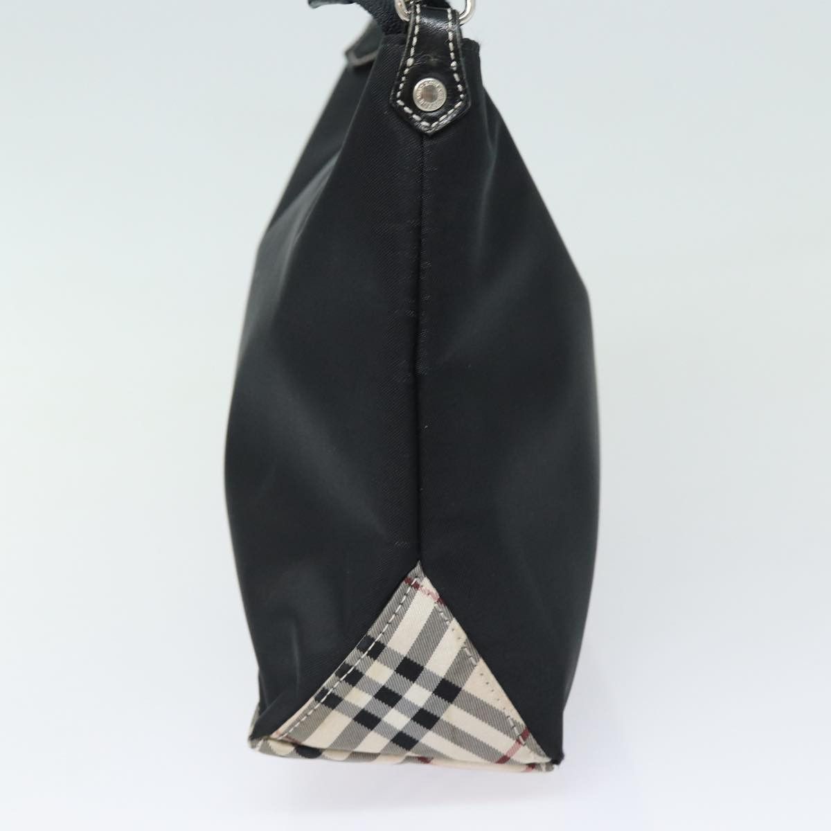 Burberry Nova Check Black Synthetic Handbag (Pre-Owned) Size ONE SIZE - 4 Thumbnail