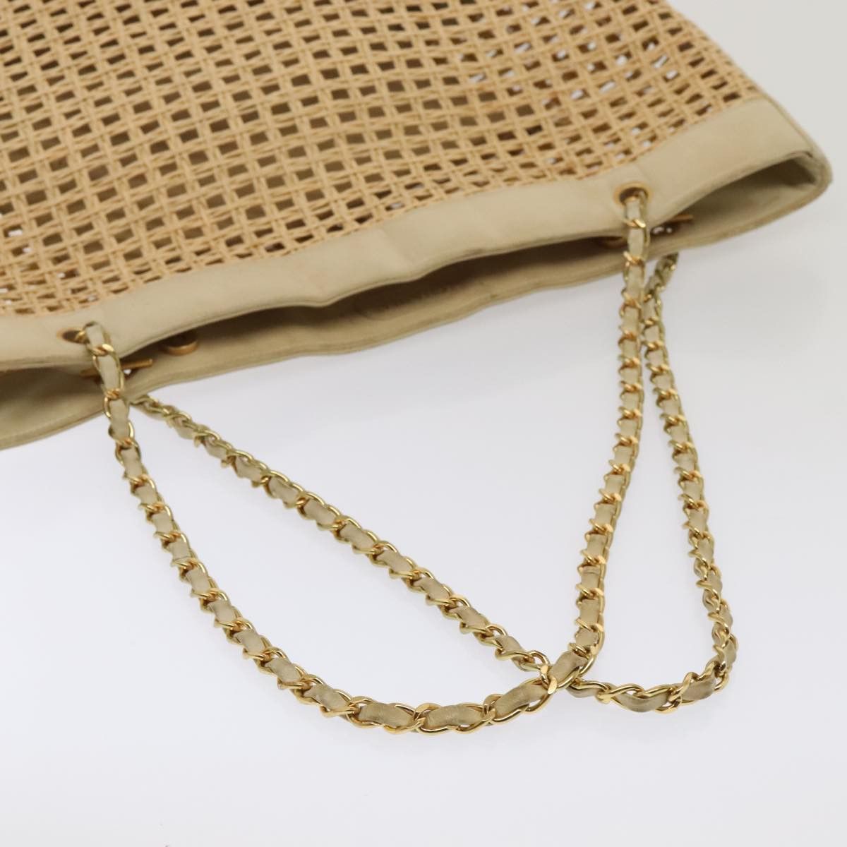 Chanel Triple Coco Beige Suede Tote Bag (Pre-Owned) Size ONE SIZE - 5 Thumbnail