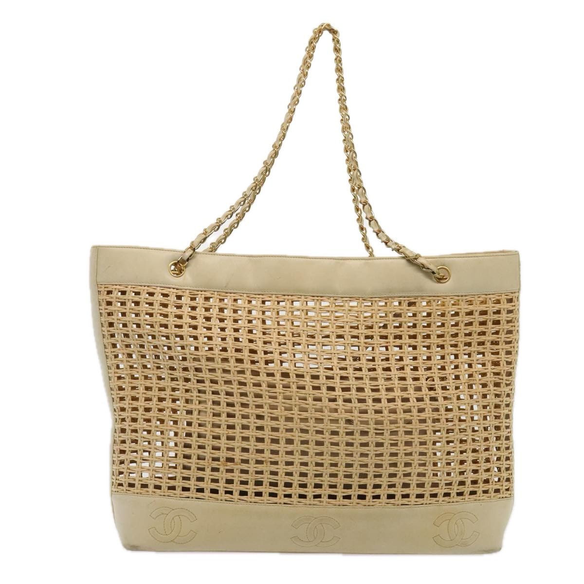 Chanel Triple Coco Beige Suede Tote Bag (Pre-Owned) Size ONE SIZE - 2 Thumbnail