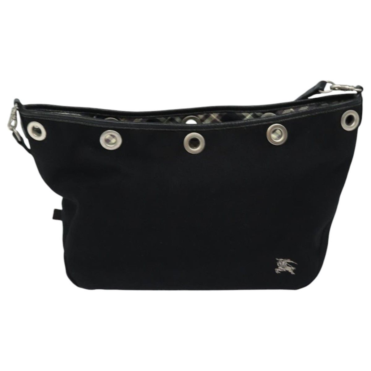 Burberry Nova Check Black Canvas Shoulder Bag (Pre-Owned) Size ONE SIZE - 16 Thumbnail