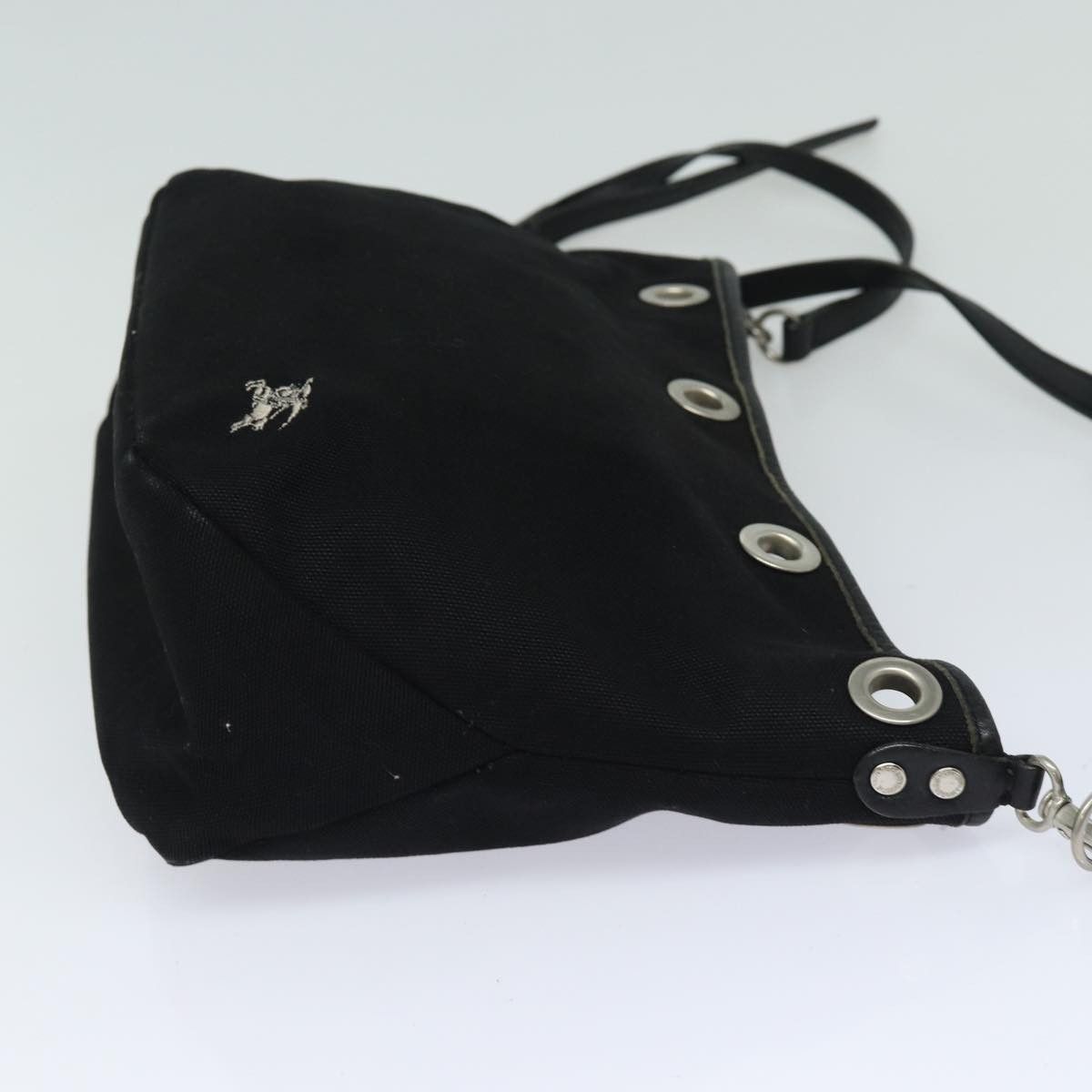 Burberry Nova Check Black Canvas Shoulder Bag (Pre-Owned) Size ONE SIZE - 4 Thumbnail