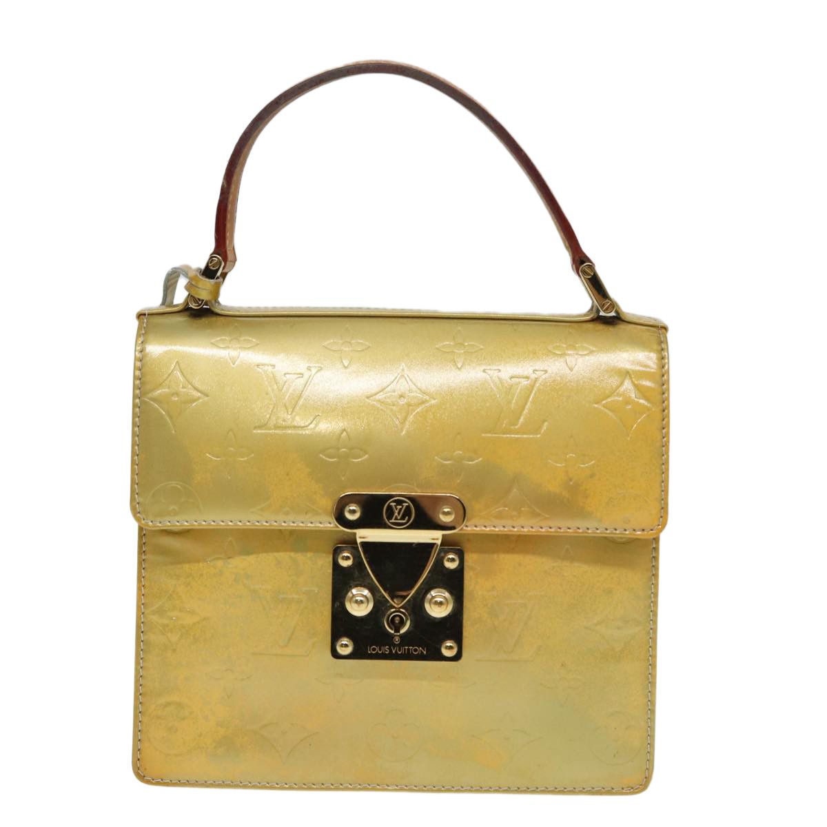 Louis Vuitton Spring Street Yellow Patent Leather Handbag (Pre-Owned) Size ONE SIZE - 17 Thumbnail