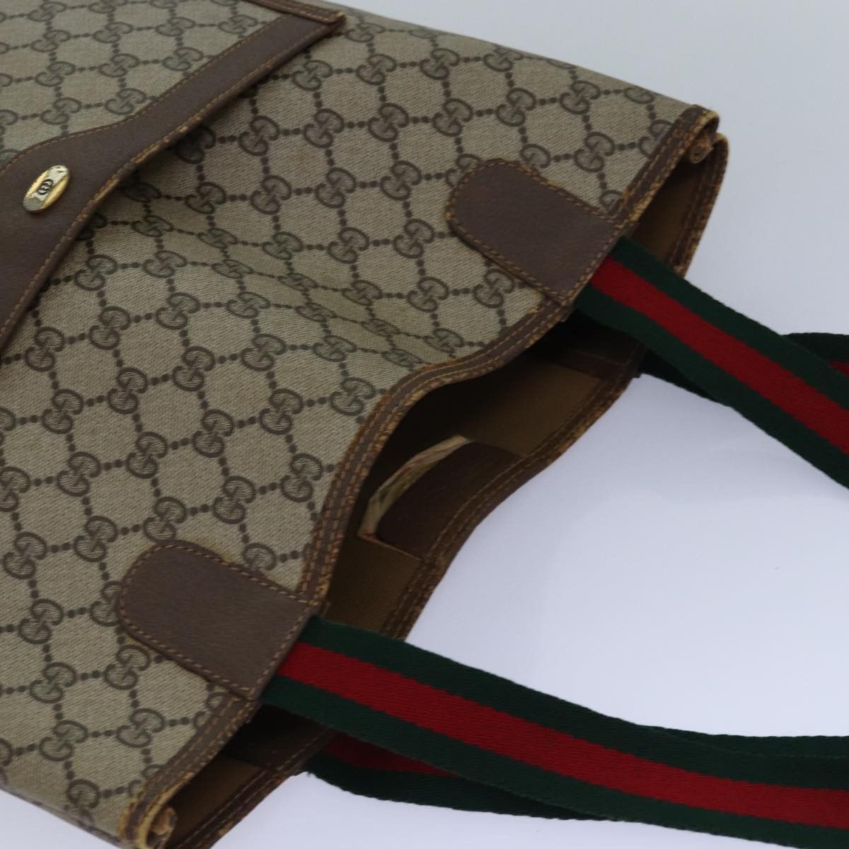 Gucci Ophidia Beige Canvas Tote Bag (Pre-Owned) Size ONE SIZE - 17 Thumbnail