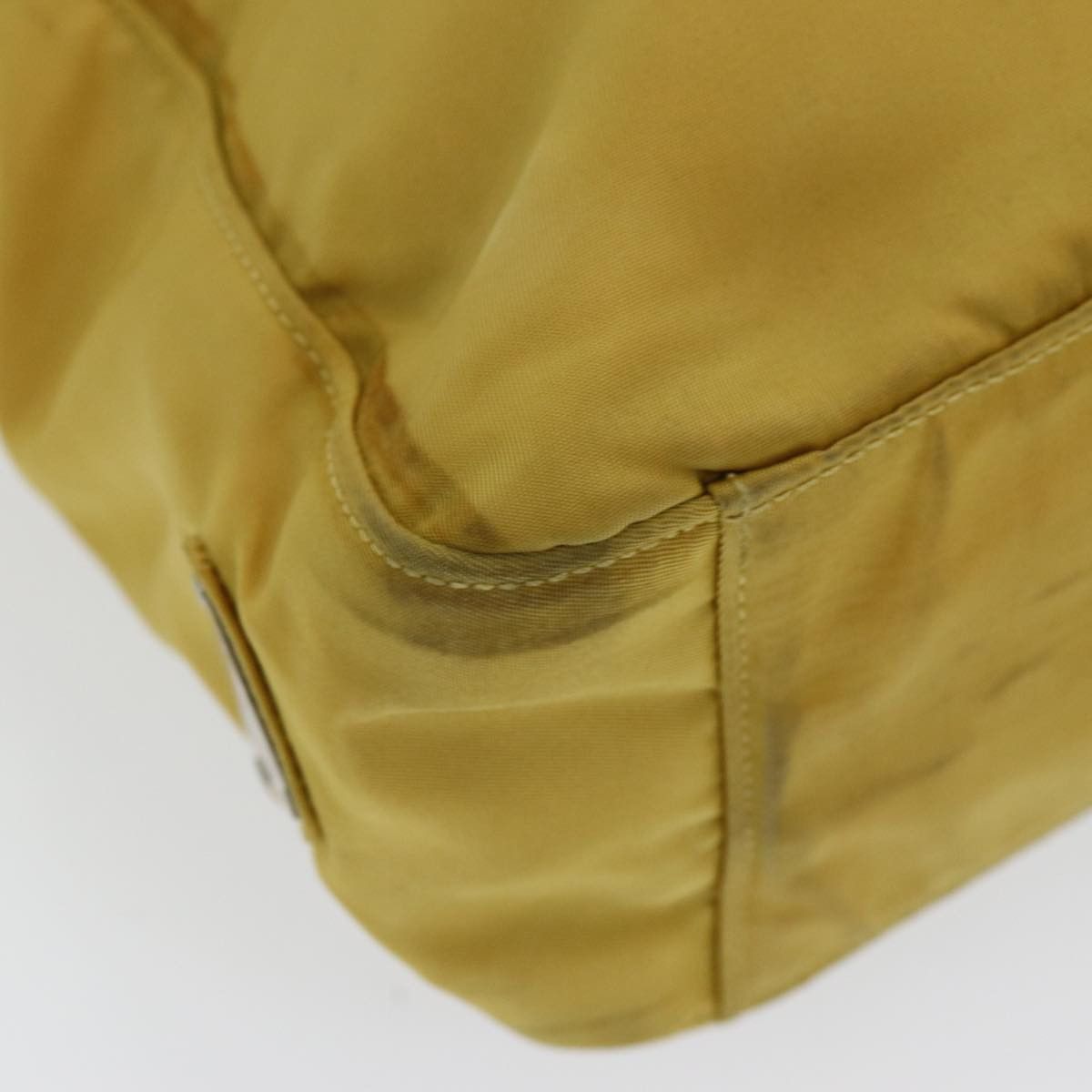Prada Tessuto Yellow Synthetic Tote Bag (Pre-Owned) Size ONE SIZE - 10 Thumbnail