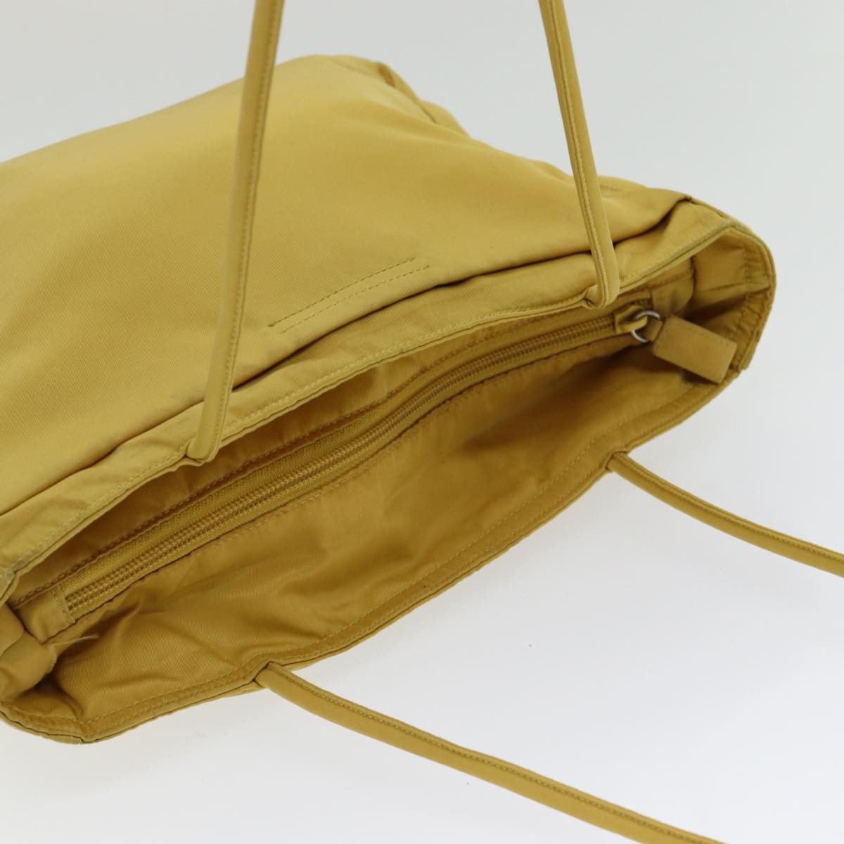 Prada Tessuto Yellow Synthetic Tote Bag (Pre-Owned) Size ONE SIZE - 5 Thumbnail