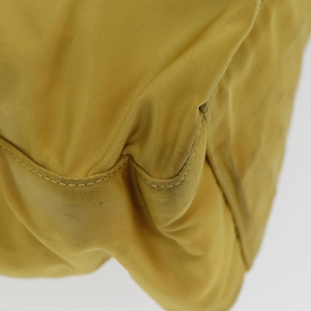 Prada Tessuto Yellow Synthetic Tote Bag (Pre-Owned) Size ONE SIZE - 12 Thumbnail