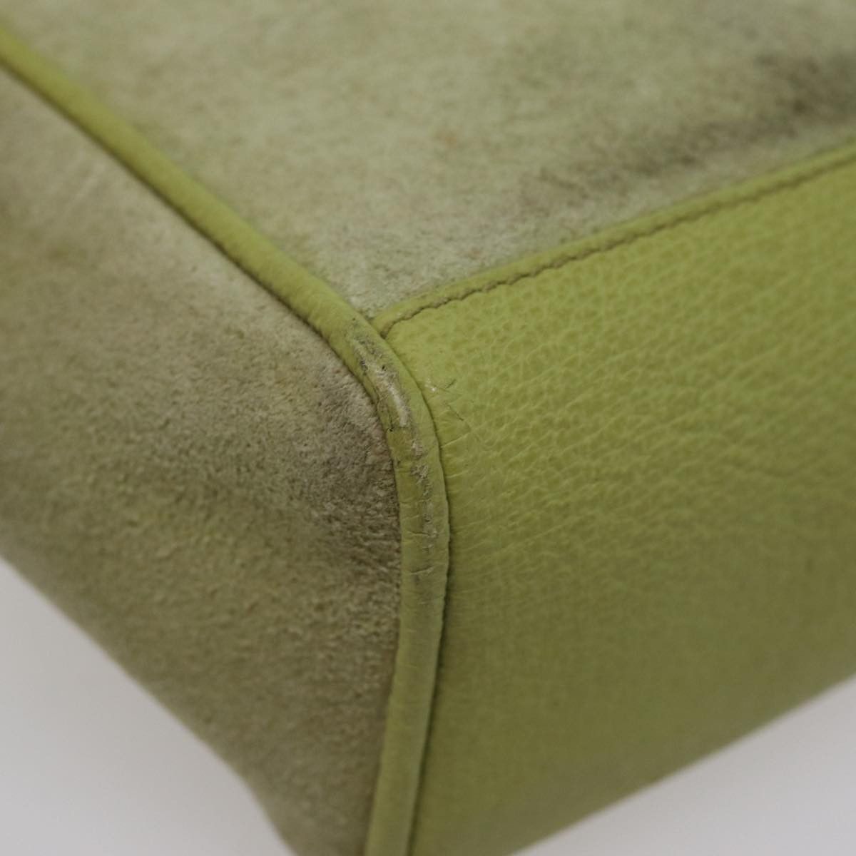Gucci Bamboo Green Suede Handbag (Pre-Owned) Size ONE SIZE - 17 Thumbnail