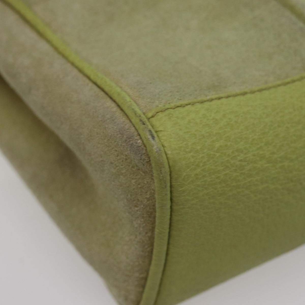 Gucci Bamboo Green Suede Handbag (Pre-Owned) Size ONE SIZE - 15 Thumbnail