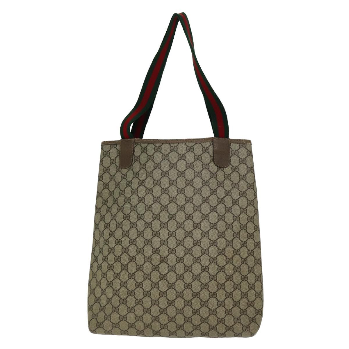 Gucci Sherry Beige Canvas Tote Bag (Pre-Owned) Size ONE SIZE - 2 Thumbnail