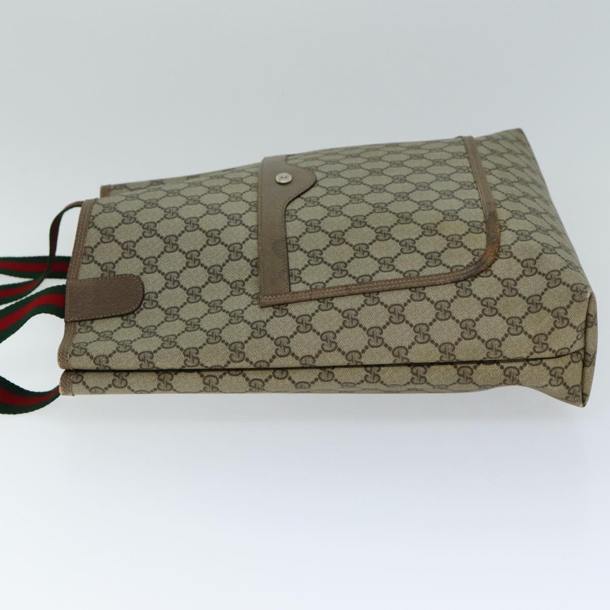 Gucci Sherry Beige Canvas Tote Bag (Pre-Owned) Size ONE SIZE - 18 Thumbnail