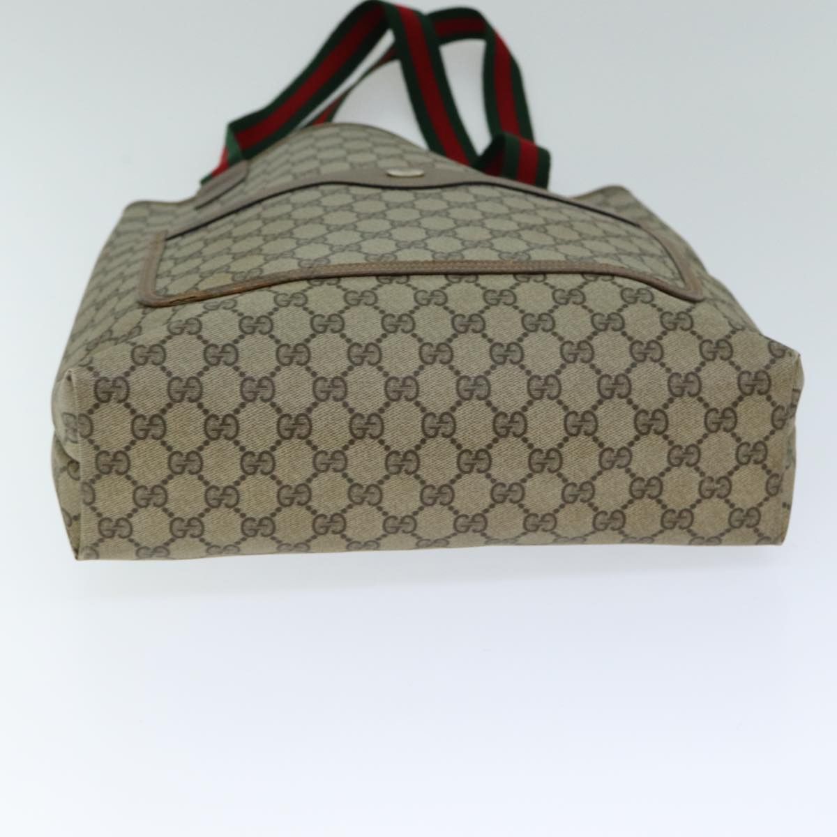 Gucci Sherry Beige Canvas Tote Bag (Pre-Owned) Size ONE SIZE - 3 Thumbnail