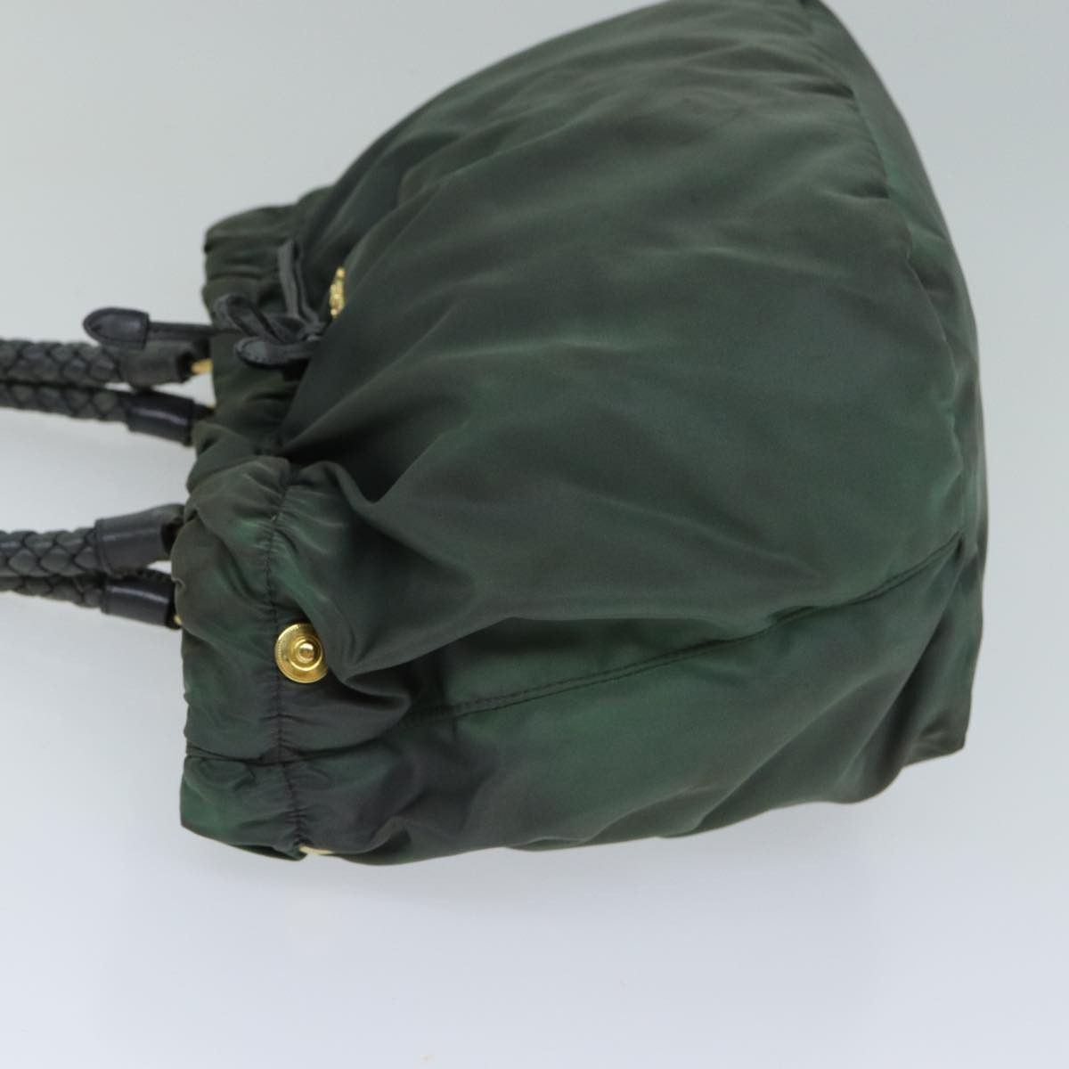 Prada Tessuto Khaki Synthetic Handbag (Pre-Owned) Size ONE SIZE - 10 Thumbnail