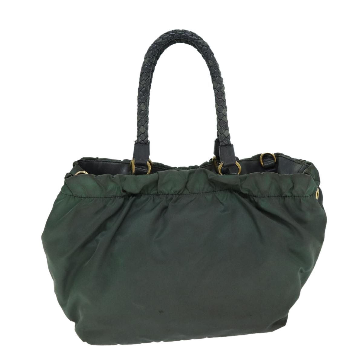 Prada Tessuto Khaki Synthetic Handbag (Pre-Owned) Size ONE SIZE - 2 Thumbnail