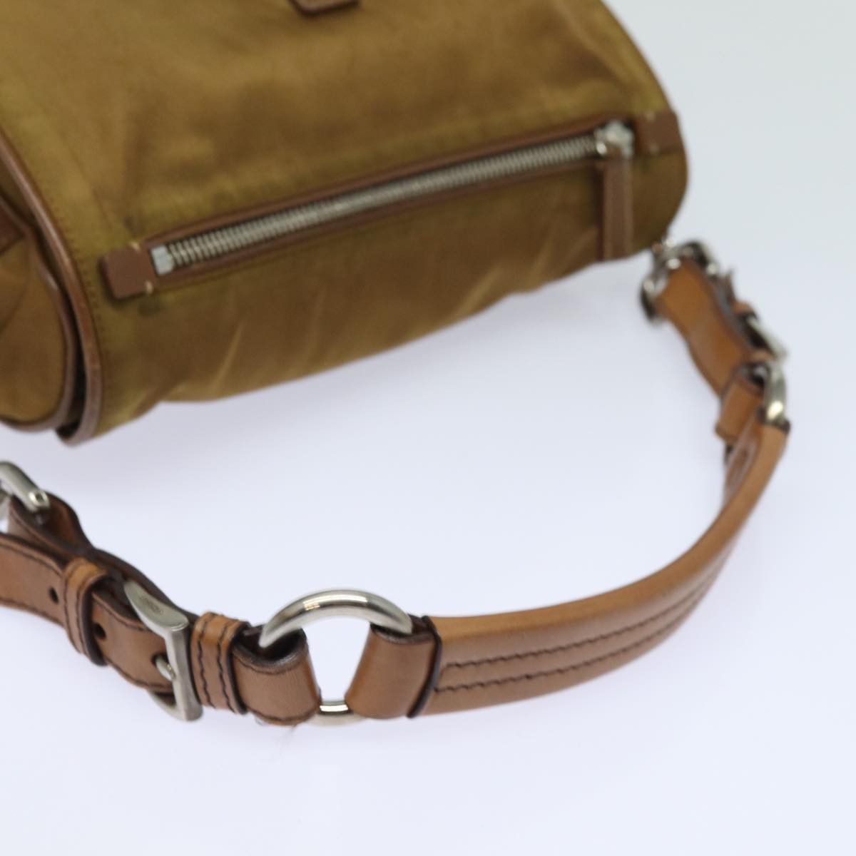 Prada Tessuto Brown Synthetic Shoulder Bag (Pre-Owned) Size ONE SIZE - 13 Thumbnail