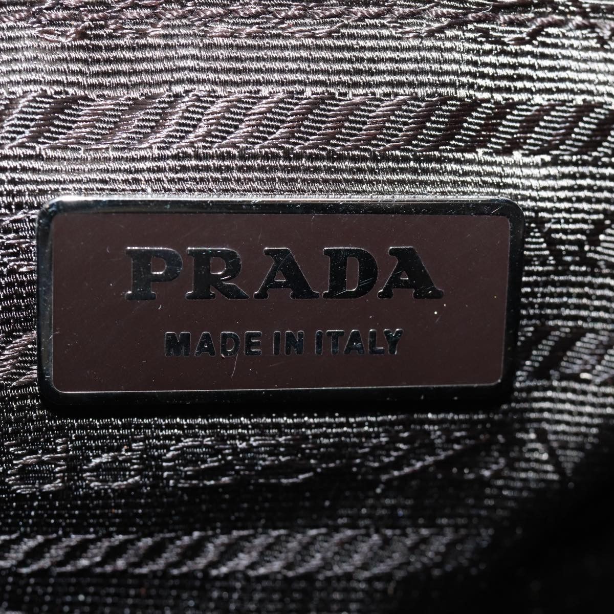 Prada Tessuto Brown Synthetic Shoulder Bag (Pre-Owned) Size ONE SIZE - 9 Thumbnail