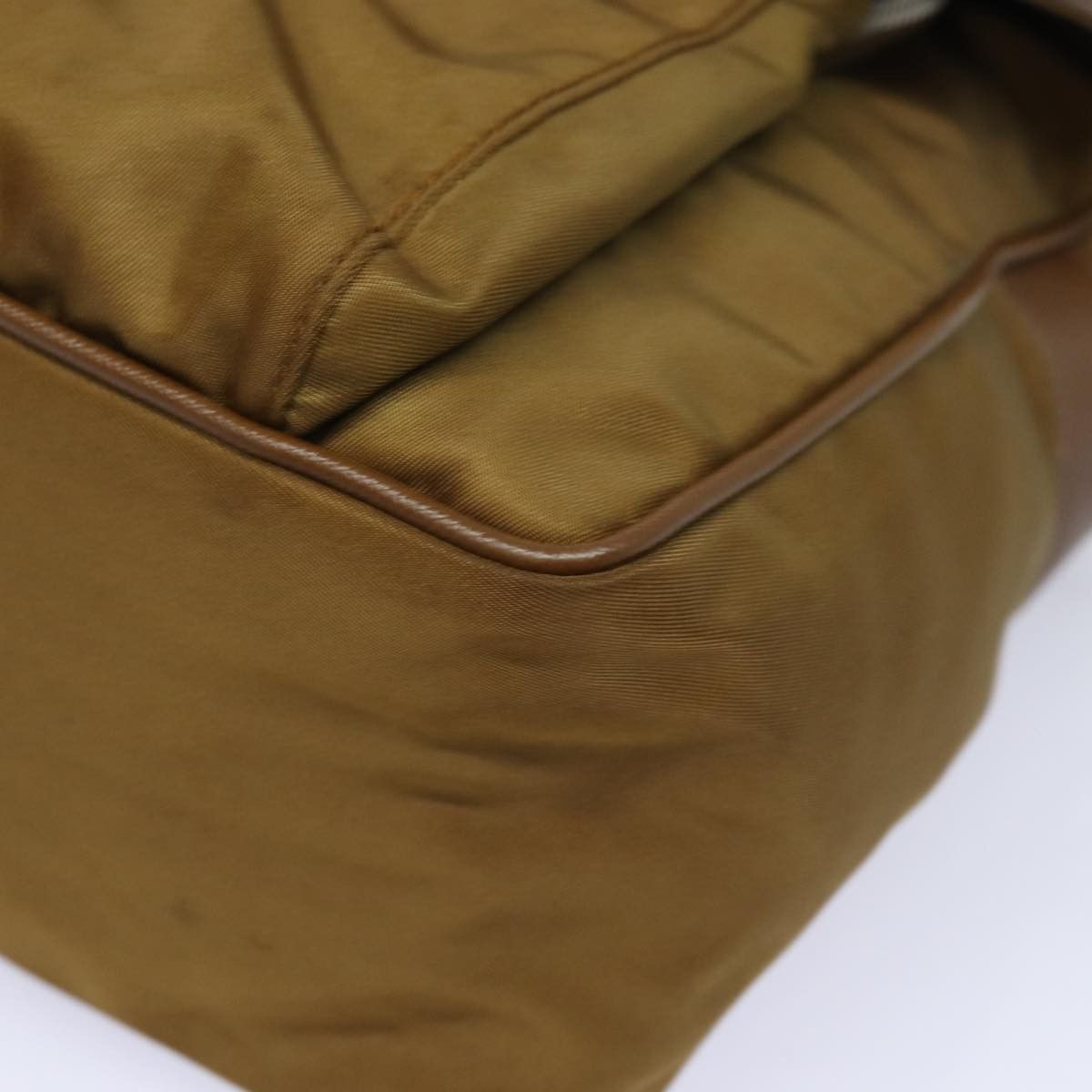 Prada Tessuto Brown Synthetic Shoulder Bag (Pre-Owned) Size ONE SIZE - 16 Thumbnail