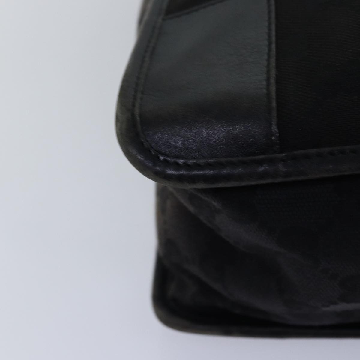 Gucci Gg Canvas Black Canvas Handbag (Pre-Owned) Size ONE SIZE - 17 Thumbnail