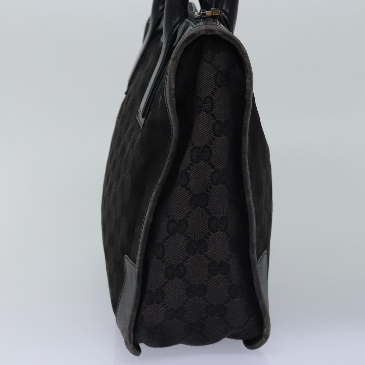 Gucci Gg Canvas Black Canvas Handbag (Pre-Owned) Size ONE SIZE - 11 Thumbnail
