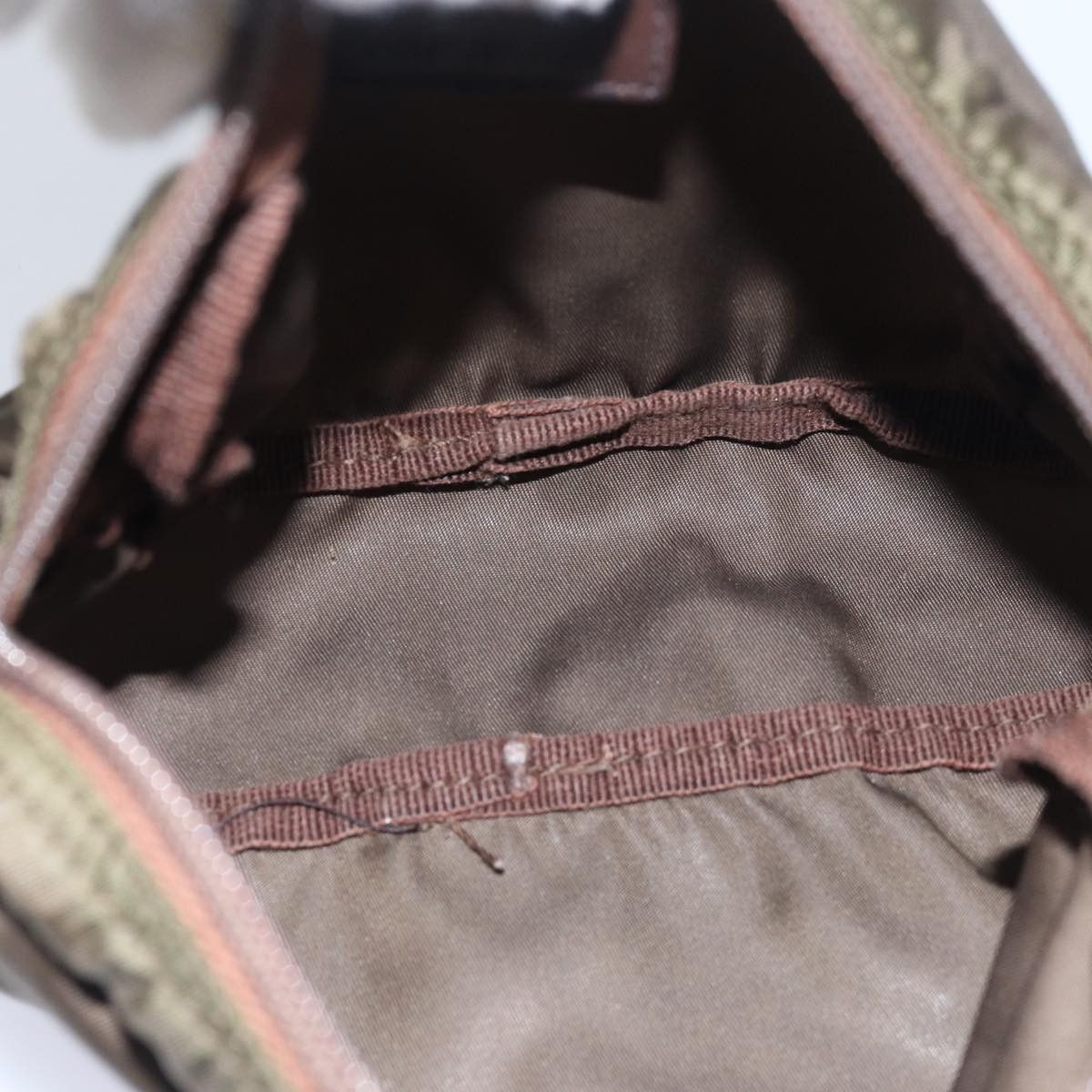 Prada Tessuto Khaki Synthetic Clutch Bag (Pre-Owned) Size ONE SIZE - 5 Thumbnail