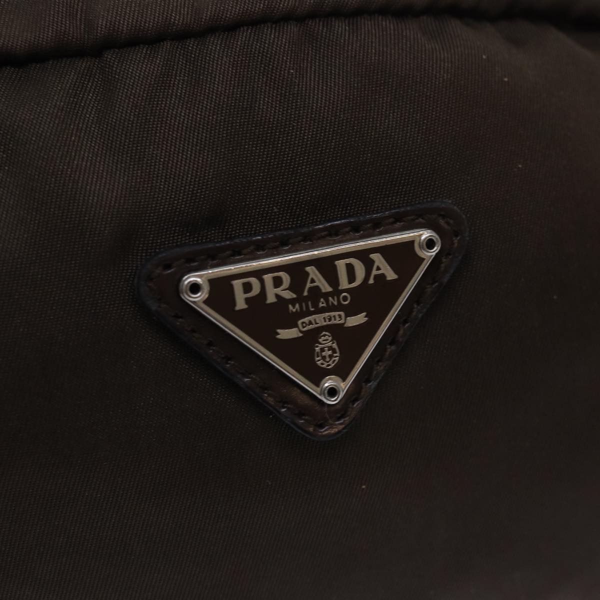 Prada Tessuto Khaki Synthetic Clutch Bag (Pre-Owned) Size ONE SIZE - 15 Thumbnail