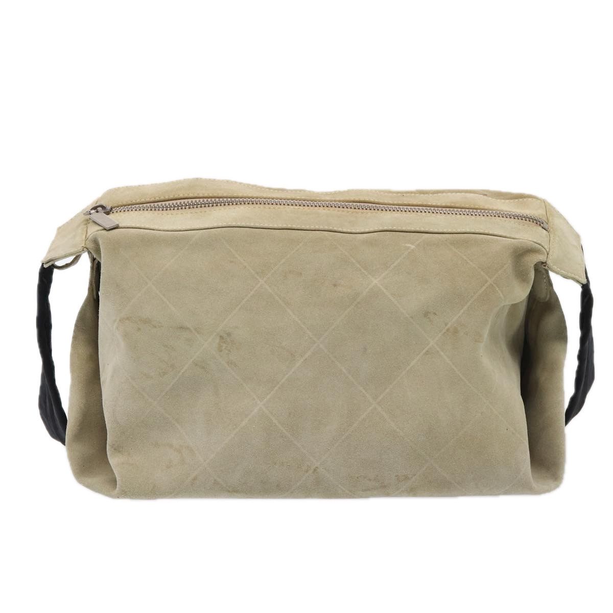 Chanel Beige Suede Shoulder Bag (Pre-Owned) Size ONE SIZE - 19 Thumbnail