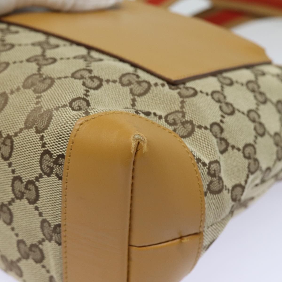 Gucci Gg Canvas Beige Canvas Handbag (Pre-Owned) Size ONE SIZE - 15 Thumbnail